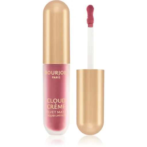 Bourjois Cloud Crème Velvet Matte ruj lichid ultra mat culoare 05 Flirty Rose 3.1 ml