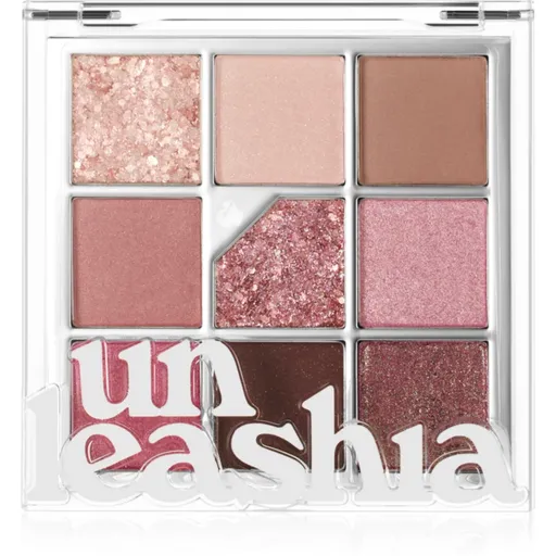 Unleashia Glitterpedia Eye Palette paletă cu farduri de ochi culoare No.5 All of Dusty Rose 6.2 g