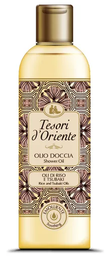 Tesori d'Oriente Ulei de duș cu ulei de orez și ulei de Tsubaki 250 ml