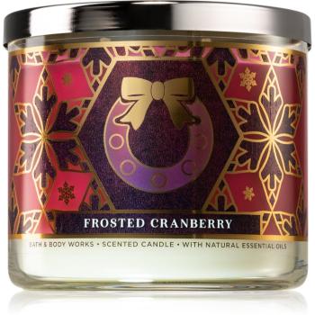 Bath & Body Works Frosted Cranberry lumânare parfumată II. 411 g