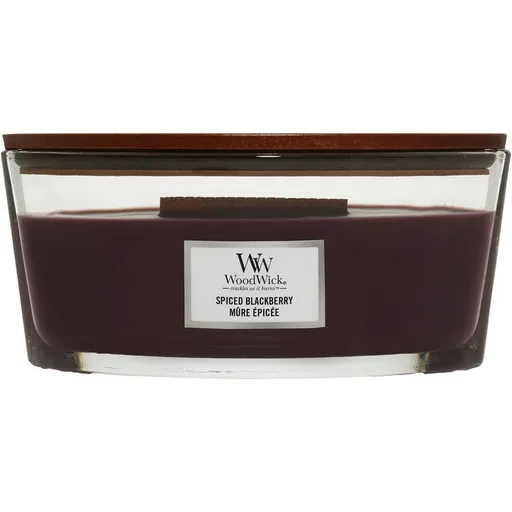Lumânare parfumată WoodWick Spiced Blackberry, 453g
