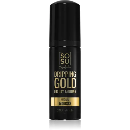 Dripping Gold Luxury Tanning Mousse spuma autobronzanta culoare Medium 150 ml