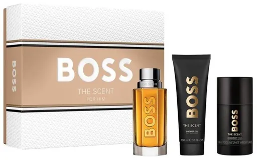 Hugo Boss Boss The Scent - EDT 100 ml + deodorant solid 75 ml + gel de duș 100 ml