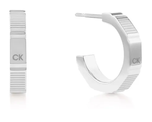 Calvin Klein Cercei rotunzi stilați din oțel Essential 35000518