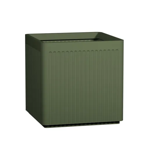 Pottery Pots Ghiveci de flori Block Linea, gri-verde, dimensiuni multiple - Ghivece ceramice mărimea: L - 50 x 50 x 50 cm