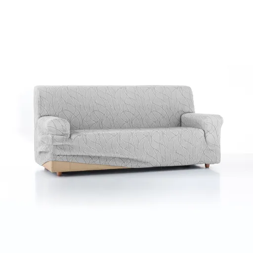Husă de fotoliu și canapea jacquard elastică cu model curbat