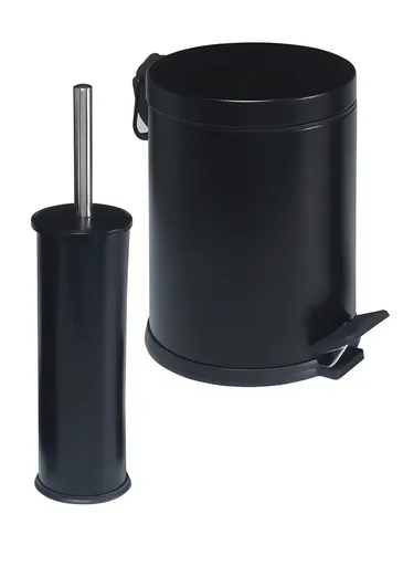 Set de baie, Hermia, 960DYN1934,  Dimensiune pensulă: 36 x 8,5 cm (1 bucată), Negru