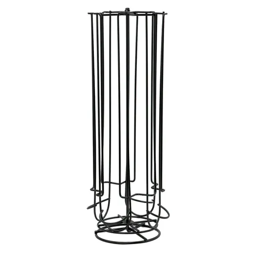 Suport pentru capsule cafea Kinghoff KH 1570, 28 capsule, 360 Rotation, Metal, Negru