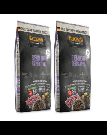 BELCANDO Senior Sensitive hrana uscata pentru caini mai batrani, talie M-XL 25 kg (2 x 12.5 kg)