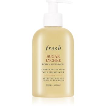 fresh Sugar Lychee Body & Hand Wash gel de duș 300 ml