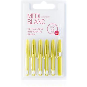 MEDIBLANC Interdental TB Pull Out System 0.5mm periuță interdentară retractabilă 6 buc