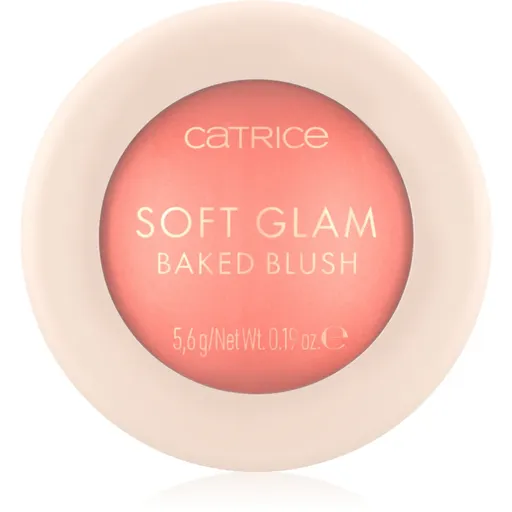 Catrice Soft Glam blush cu efect iluminator culoare 030 Cheeky Coral 5.6 g