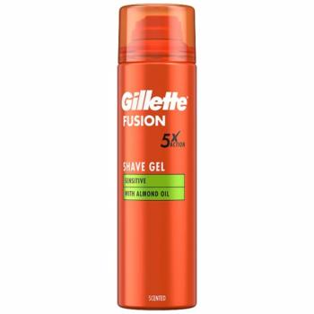 Gillette Gel de ras Fusion Sensitive Almond Oil (Shave Gel) 200 ml