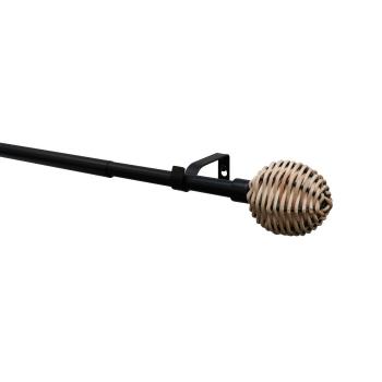 Set de stretching 16/19 mm Theta negru mat , 120 -210 cm