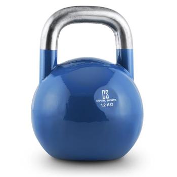 Capital Sports Compket 12, 12 kg, culoare somon, ganteră kettlebell, greutate rotundă