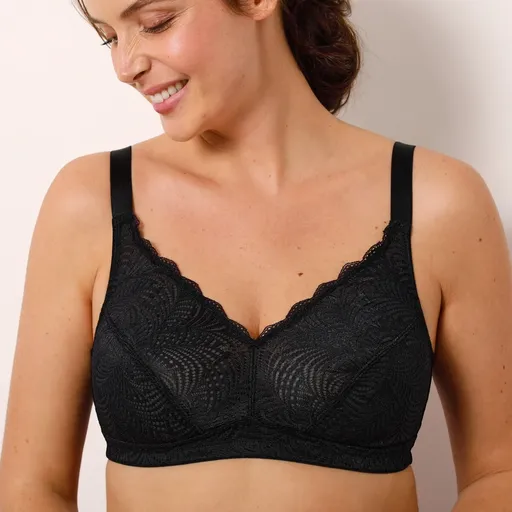 Sutien de dantelă minimalist, fără armătură
