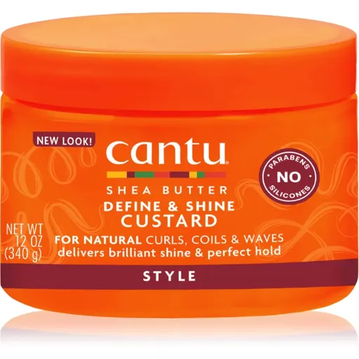 CANTU Shea Butter Custard gel de par pentru definire si modelare 354 ml