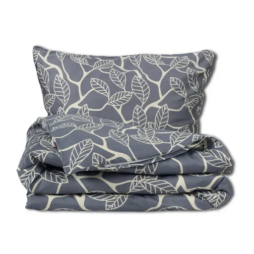Lenjerie de pat Matex Satin Golden leaves , 140 x200 cm, 70 x 90 cm