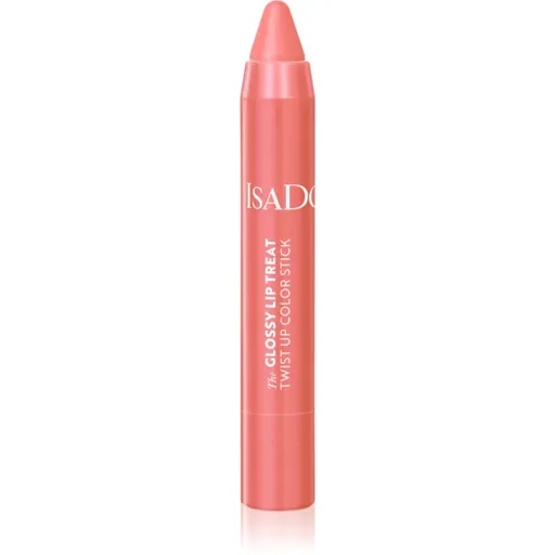 IsaDora Glossy Lip Treat Twist Up Color ruj hidratant culoare 09 Beach Peach 3,3 g