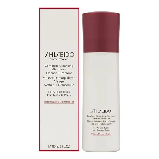 Shiseido Spumă ușoară de curățare (Complete Cleansing Microfoam) 180 ml