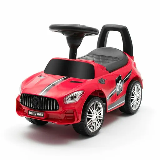 Mașinuță Baby Mix pentru copii cu sunet Racer, roșu, roșu