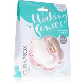 Curaprox Baby Waking Senses inel pentru dentitie cu perie ce maseaza gingia 1 buc