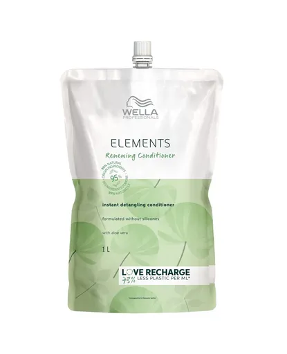 Wella Professionals Balsam hidratant Elements (Renewing Conditioner) 1000 ml - umplere de rezervă