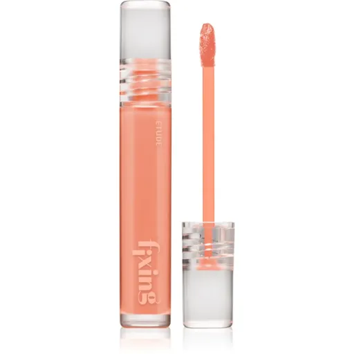 ETUDE Fixing Tint Glow luciu de buze intens pigmentat culoare #01 Pure Coral 3.8 g