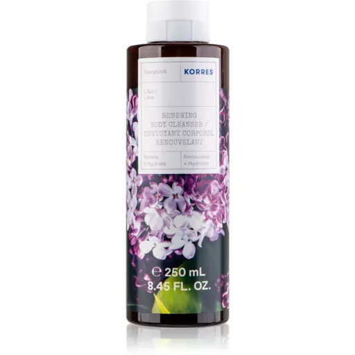 Korres Lilac gel de dus imbatator cu arome florale 250 ml