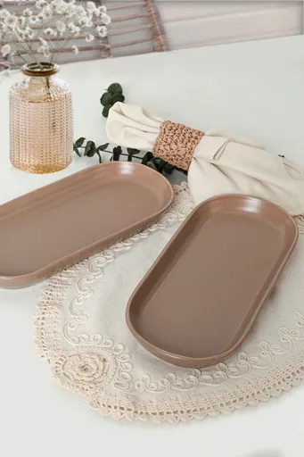 Set platouri servire, Hermia, 275KRM1888, Antibacterian, Grej