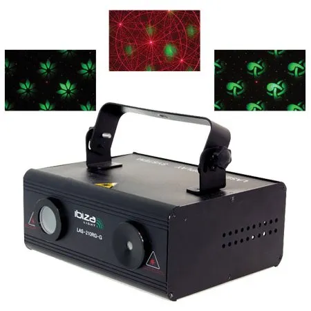 Laser 150MW red + 60MW green DMX graphic Ibiza Light LAS210RGG