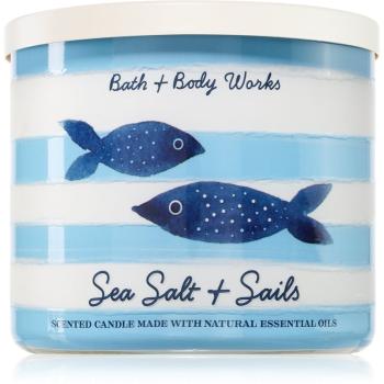 Bath & Body Works Sea Salt & Sails lumânare parfumată 411 g