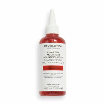 Revolution Skincare Tonic pentru curățarea pielii AHA & BHA Multi Acid (Toning Solution) 200 ml