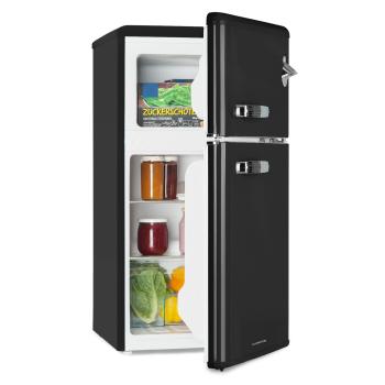 Klarstein Irene, frigider-congelator, 61 l frigider, 25 l congelator, negru