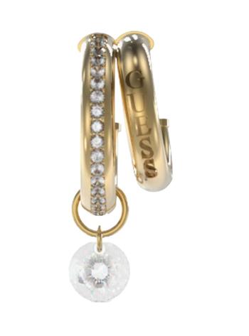 Guess Cercel single original Crazy Earrings JUBE03294JWYGT