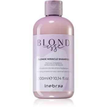 Inebrya BLONDesse Blonde Miracle Shampoo șampon detoxifiant pentru curățare pentru par blond 300 ml