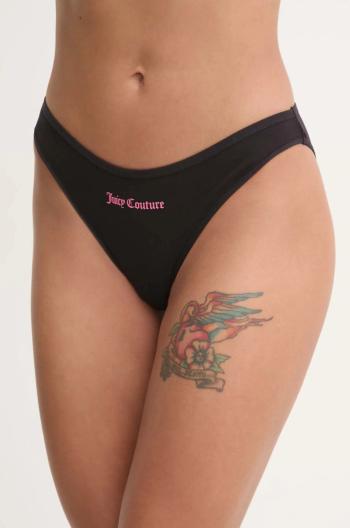 Kalhotky Juicy Couture JUICY SLOGAN DIDDY BRIEF černá barva, JCTBR125955