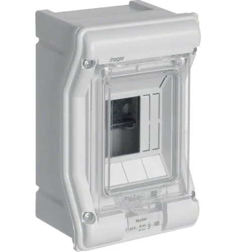 Tablou Vector 3 module IP54/65 aparent, 1000V AC/DC Hager VE103L