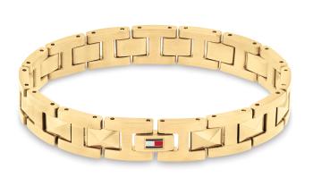 Tommy Hilfiger Brățară placată cu aur pentru bărbați Geometric 2790567