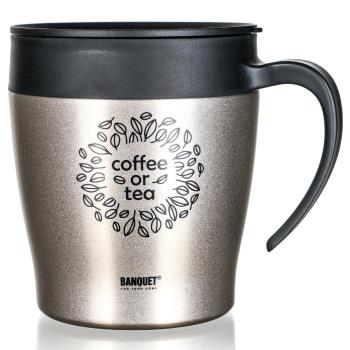 Banchet Călătorie cană termo TAZZA 330 ml, bej, bej