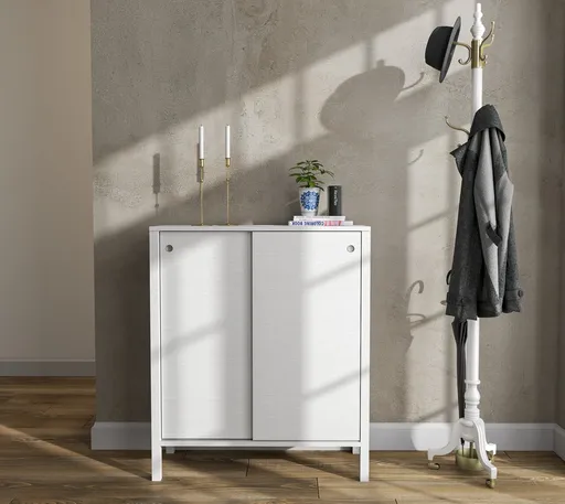 Pantofar, Hanah Home, FRN-20047, 92x106x38 cm, Maro/Alb