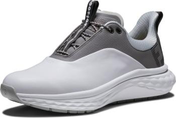 Footjoy Quantum White/Grey/Silver 45 Férfi golfcipők