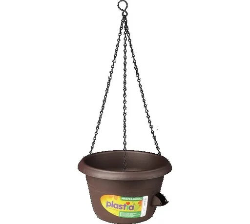 Ghiveci cu autoudare suspendabil 25 cm, maro, maro, diam. 25 cm