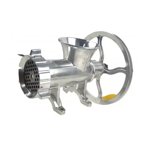 Masina de Tocat Carne Manuala Nr 32, TB-4, din Aluminu, cu Fulie