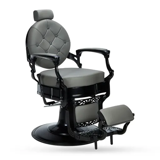 Scaun Frizerie MIRPLAY - Check  GY - Gri