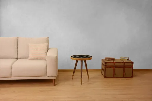 Baza de pat de o persoană, Hanah Home, Luna Single, Bej