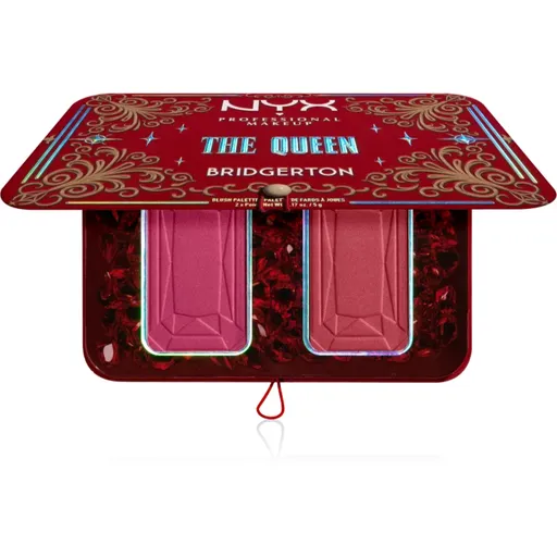 NYX Professional Makeup Bridgerton Royal Blush paleta fard de obraz culoare 03 The Queen 2x5 g