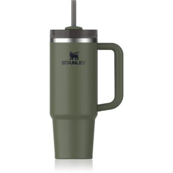 Stanley Quencher H2.O FlowState™ Tumbler pahar din oțel inoxidabil cu pai medium Dried Pine 890 ml