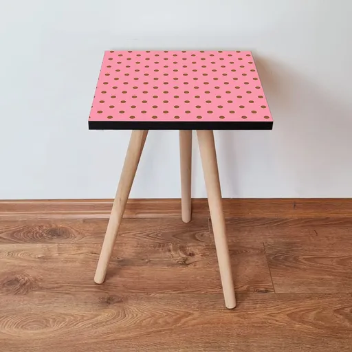 Masuta, Hanah Home, Shp369, 35x42x35 cm, Roz/Maro