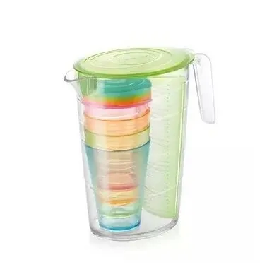 Ulcior cu pahare Tescoma myDRINK 2,5 l, verde